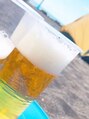 グレースフィオーレ 苫小牧店 お酒大好き、海で飲むビールは最高です(^o^)