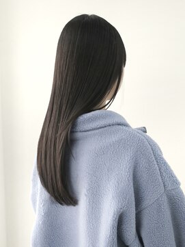 ミル(milu) 【mayu】ロングヘア/ブラウンカラー/縮毛矯正/四条/河原町