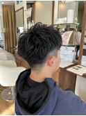 メンズ束感ショート×20代爽やかスタイル