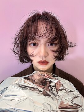 ボブパーマ　ショートボブ　ミニボブ