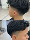 MEN’S HAIR/波巻ツイストスパイラル/フェザーパーマ/金沢文庫