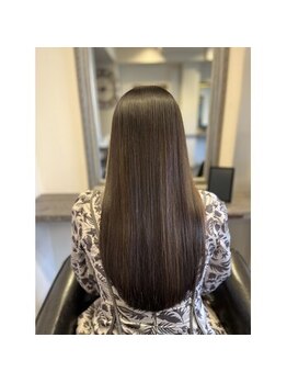 ヘアーアンドメイクアップ ケー インターナショナル 神楽坂(Ke' International)の写真/flowdiamoreで叶える理想の髪質改善！補修保湿で輝くうるツヤ髪へ導きます♪
