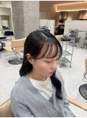 透明感たっぷりアイドル前髪