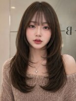 ベル 新宿(Belle)&nbsp;大人ヘア　レイヤーカット　ハッシュカット　ココアブラウン新宿