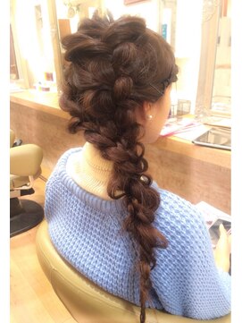 ナンプウ(Nanpu) ゆるーいあみこみアレンジ◎20代30代40代