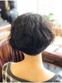 クセ毛ショートボブ【BELL桜新町/用賀】