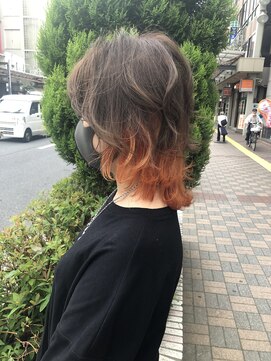 ビューイースト 亀戸 錦糸町(VIEW EAST) インナーカラーオレンジベージュネオウルフ