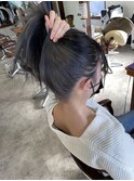 インナーカラーでシルバー
