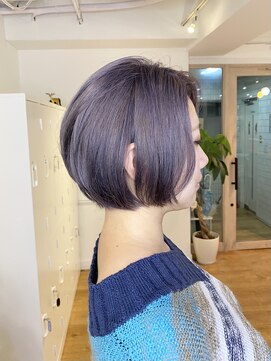 ハビット (habitt) 【habitt】ショートボブ/パープル/ラベンダー