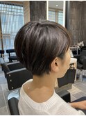 襟足スッキリ 刈り上げ ショート