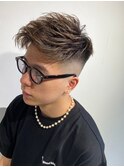 東京barber日本橋フェードジェットモヒカン