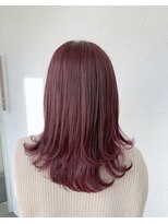 ピチカート(pizzicato)&nbsp;レイヤースタイル　フラミンゴピンクカラー