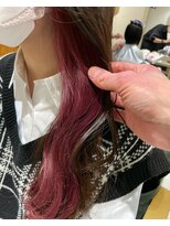 アクト 十条店(ACT)&nbsp;ピンクパープル/インナーカラー　イヤリングカラー