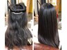 新規☆髪質改善☆縮毛矯正+カット+エイジングケア＋OggiottoTR￥37650→￥31414