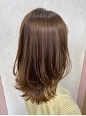 美髪/大人かわいい/こなれミディ/サンドベージュ[学芸大学]