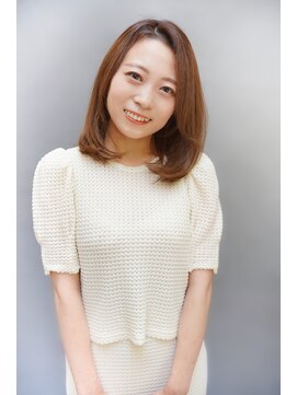 レスピア 銀座中央通り店(Respia) 乾かすだけでまとまる鎖骨ミディアム【銀座有楽町】30代40代50代