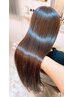 【フルコース】髪質改善Xトリートメント+カットカラー+炭酸美容ケア¥16500