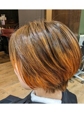 シアン 八王子店(SHIAN) 毛先ブリーチカラー