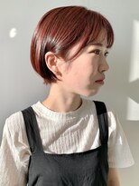 フォーク FOLK&nbsp;【FOLK】透明感チェリーピンク☆似合わせ丸みショートボブ♪