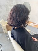 ウェイビー切りっぱなしボブ