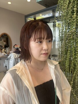 クルニエ(crenier) 切りっぱなしボブ