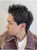 軟毛でもできるスパイキーショート