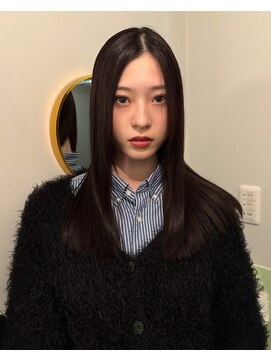 ウニュ(uninu) ストレートパーマ　ダークブラウン