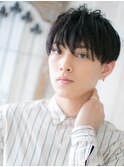 オーガニックカラーで優しい印象の重軽マッシュヘア仙台愛子