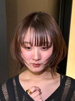 ノイ(noi)&nbsp;顔周りレイヤーカットくびれヘアミルクティーベージュカラー