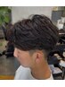 【Tatsuki限定】メンズカット+ニュアンスパーマ　フェザーパーマ　毛流れ系