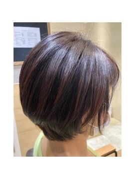 モア ヘアデザイン バイ オリジンズ つくばみどりの店(moA hair design by Origins) 大人ショートボブ