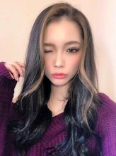 フェイスフレーミング&インナーカラーでこなれ韓国風女子に★ 春日部