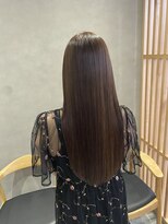 髪質改善カラー×ウォームブラウン　　大関