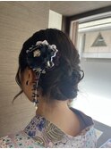 7月　浴衣ヘアスタイル