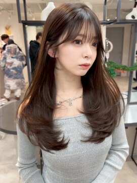 ハオ(hao) 【hao渋谷】ダークアッシュグレージュ×ラフレイヤー