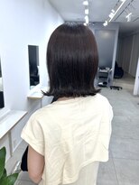 パール(Pearl)&nbsp;外ハネボブ/透明感カラー/グレージュカラー