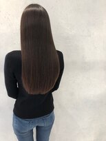 リブロ(LiBro)&nbsp;美髪ココアベージュ暗めカラーフェミニンロングダークアッシュ