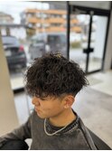 MEN’S HAIR/波巻ツイストスパイラル/フェザーパーマ/木更津