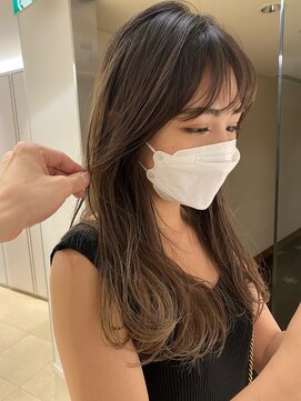 ビュートリアム265(BEAUTRIUM 265) ハイライトヘア ロングヘア ベージュ ワンカール 銀座