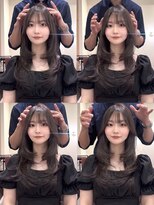 シュガー(Sugar)&nbsp;レイヤーカット/ワンホンヘア/韓国ヘア/顔まわり/大阪/梅田
