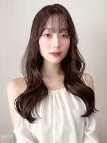 レア 表参道(L'ea)&nbsp;・大人ガーリーダークアッシュ似合わせカットミディアムレイヤー