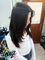 ラグズ 茅ヶ崎(LAGUZ)&nbsp;ナチュラルブラック × レイヤーロング　【茅ヶ崎髪質改善】