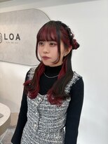 ロア バイ シズク センター南(LOA by sizuk)&nbsp;ビビットレッドインナー