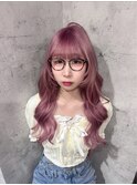 ブリーチハイライト髪質改善ダブルカラーレイヤーカット/新宿駅