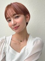 モッズヘア 越谷(mod's hair)&nbsp; ピンクオレンジ/オレンジベージュ/コンパクトショートp越谷