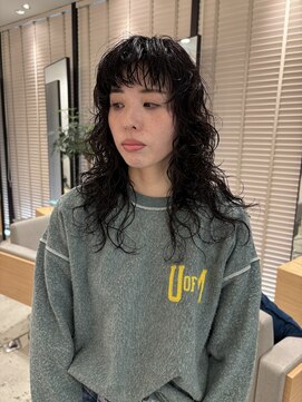 ステアケース 武蔵小杉店(stair:case) ロングウルフパーマ