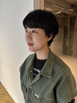 ハマモト ショートパーマ