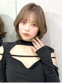【大重】韓国風くびれボブ/レイヤー新宿/髪質改善/前髪/縮毛矯正