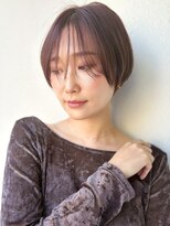 カバーヘア ブリス 志木南口駅前店(COVER HAIR bliss)&nbsp;夏カラーブリーチなしひし形ショート/ハンサムショート小顔p志木