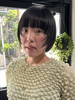 フゾンカウチ(fuzon kauti) ミニボブショートボブ顔周りレイヤーワイドバング